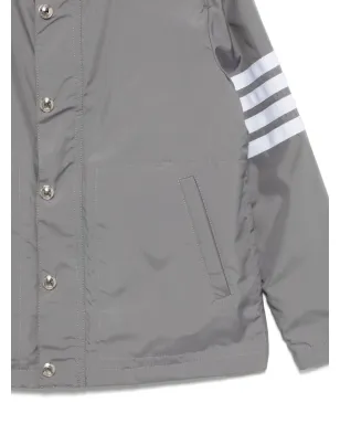 Thom Browne Kids シグネチャー4バー フード付きレインジャケット - サムネイル3