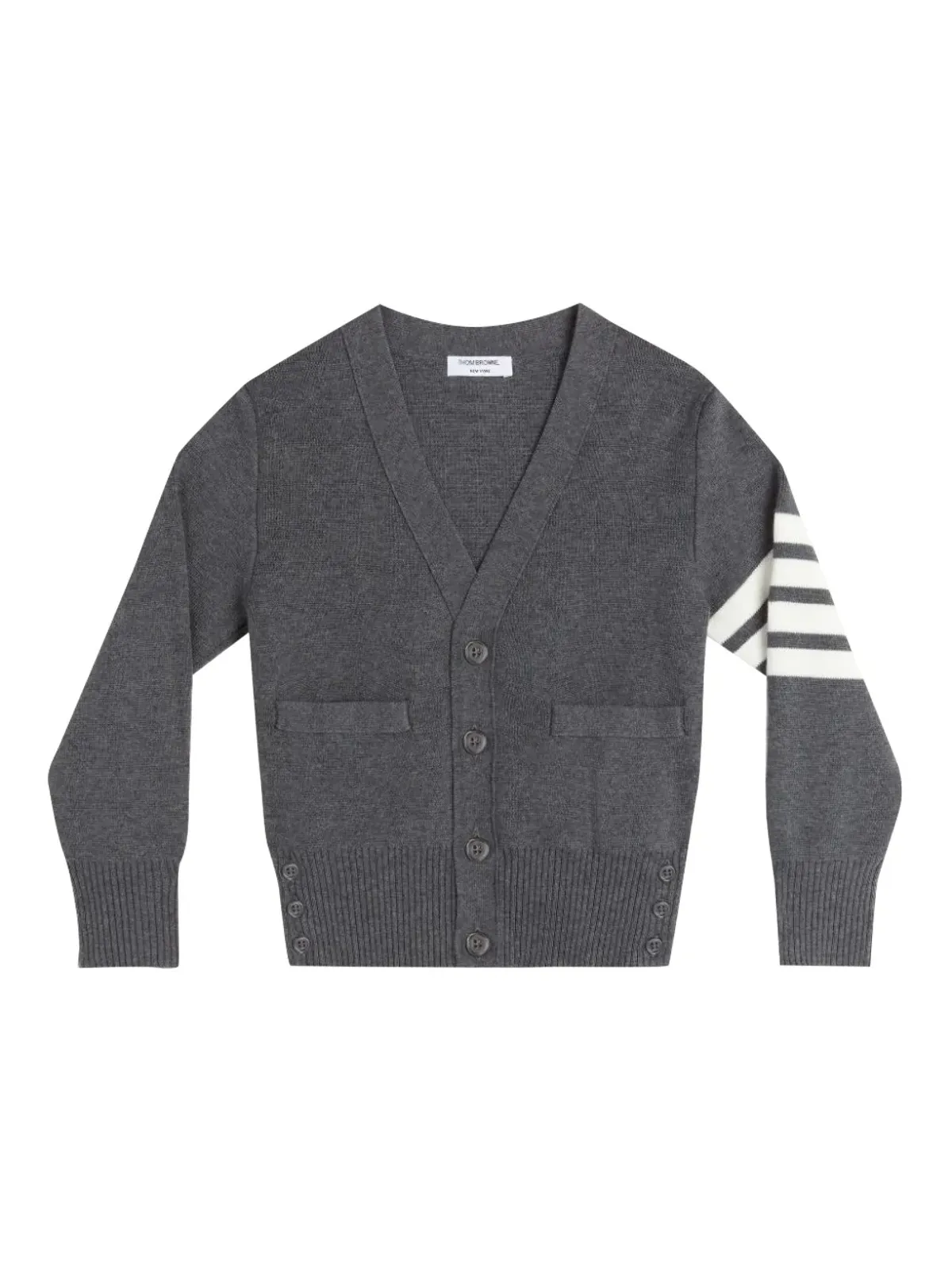 Thom Browne Kids ストライプ袖カーディガン - 画像1