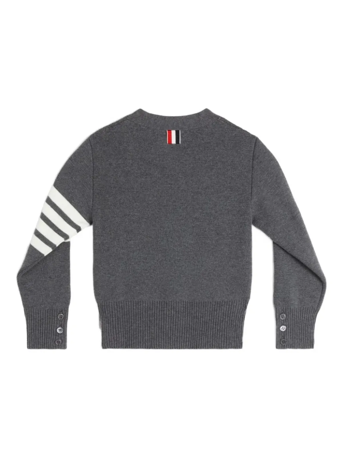 Thom Browne Kids ストライプ袖カーディガン - 画像2