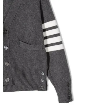 Thom Browne Kids ストライプ袖カーディガン - サムネイル3