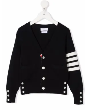 Thom Browne Kids ストライプ柄カーディガン - サムネイル1