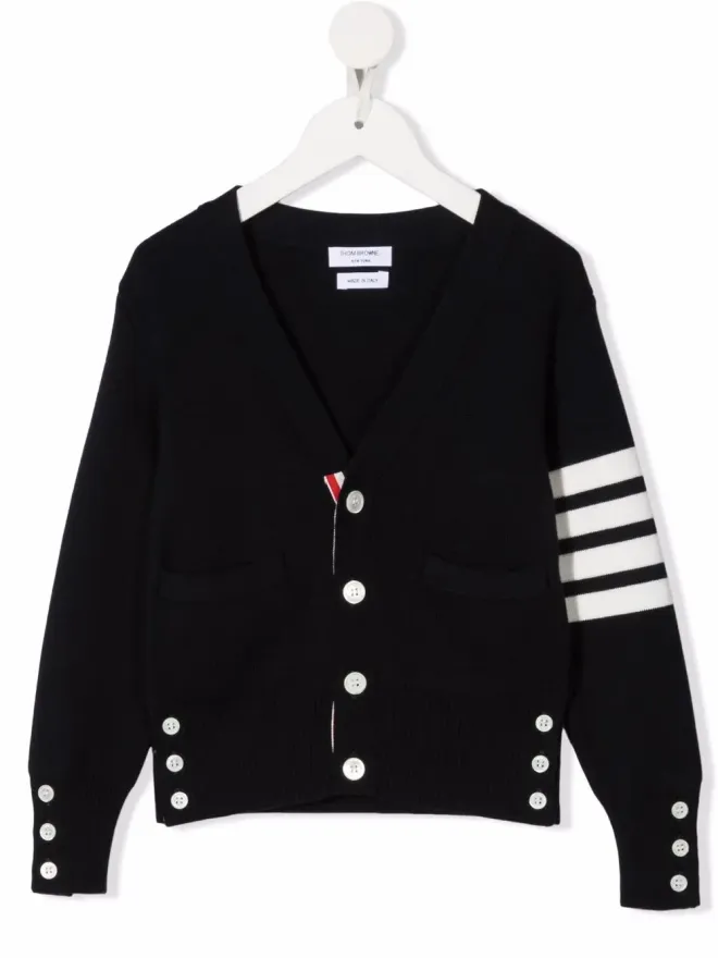 Thom Browne Kids Thom Browne Kids ストライプ柄カーディガンの商品画像