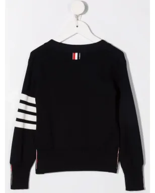 Thom Browne Kids ストライプ柄カーディガン - サムネイル2