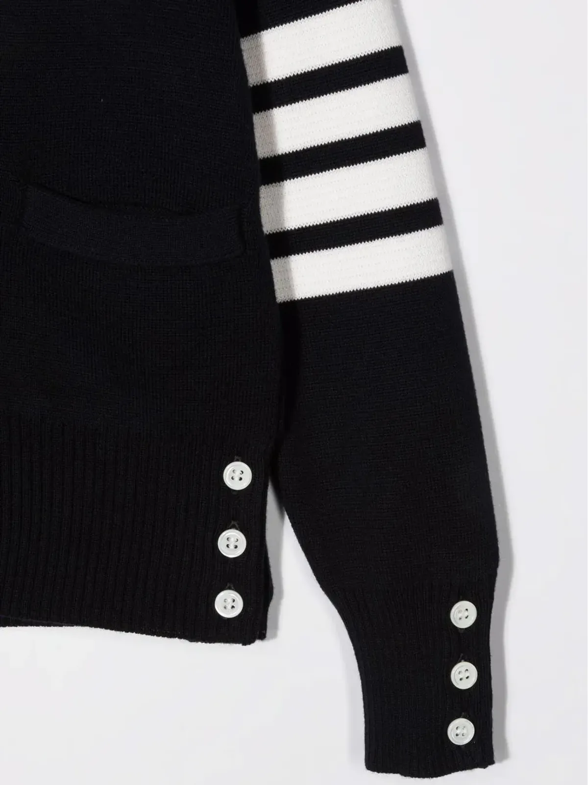 Thom Browne Kids ストライプ柄カーディガン - 画像3