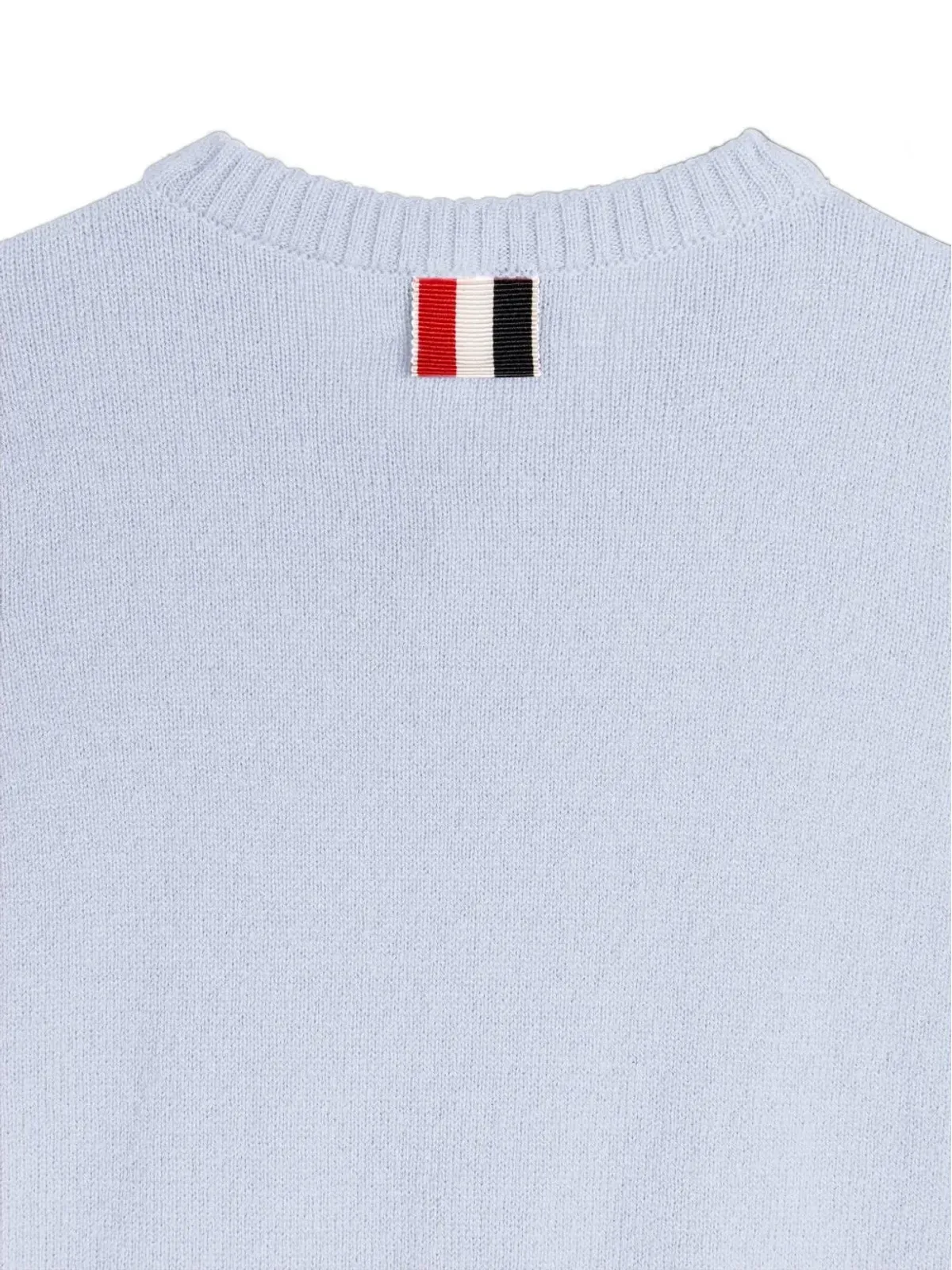 Thom Browne Kids 4-Bar buttoned babygrow - Blue - 画像3