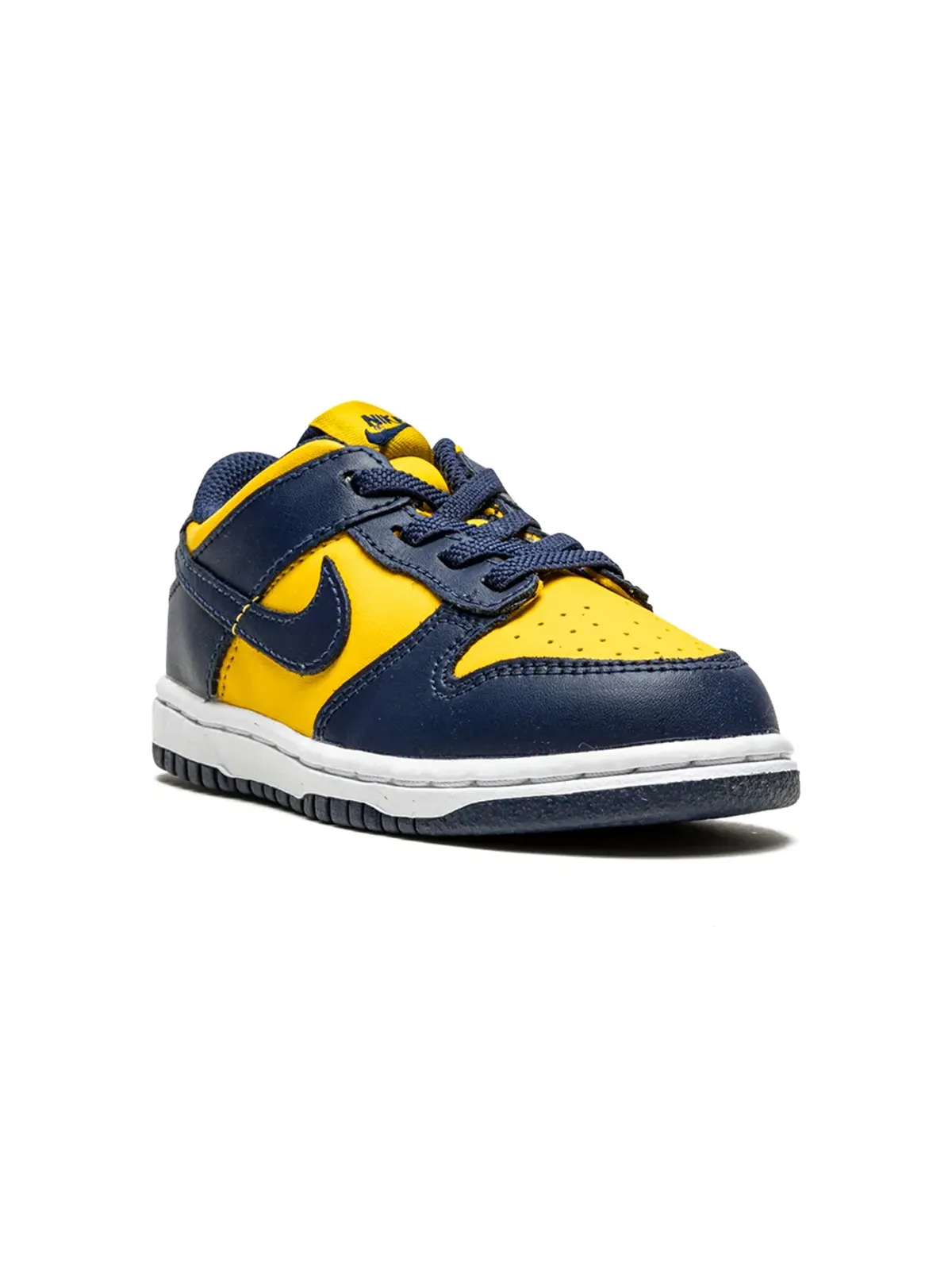 Nike Kids ダンク ロー TD Michigan スニーカー - 画像2