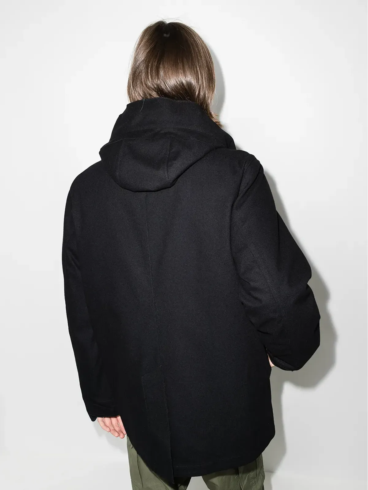 Stone Island コンパスパッチ付きフードジャケット - 画像3