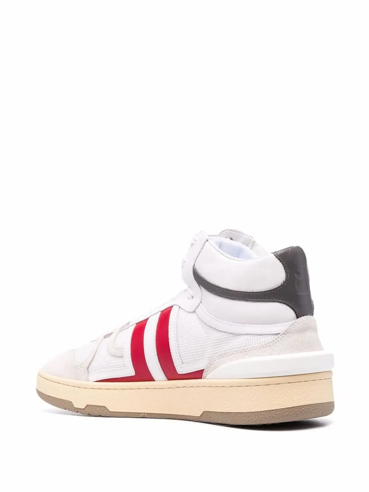 Lanvin ロゴパッチ レースアップスニーカー - 画像3
