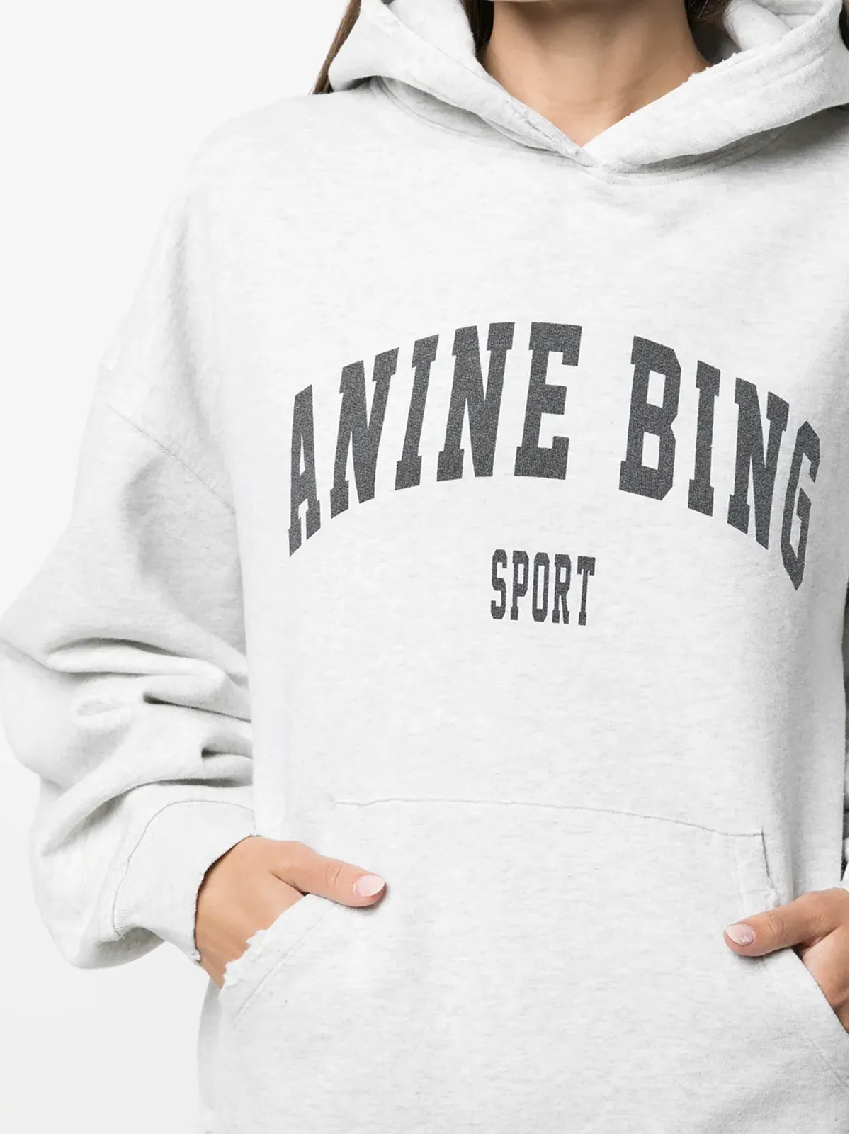 ANINE BING Harvey ロゴプリント スウェットシャツ - 画像4