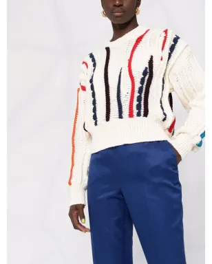 Ferragamo ストレートレッグ・シルクパンツ - ブルー - サムネイル5