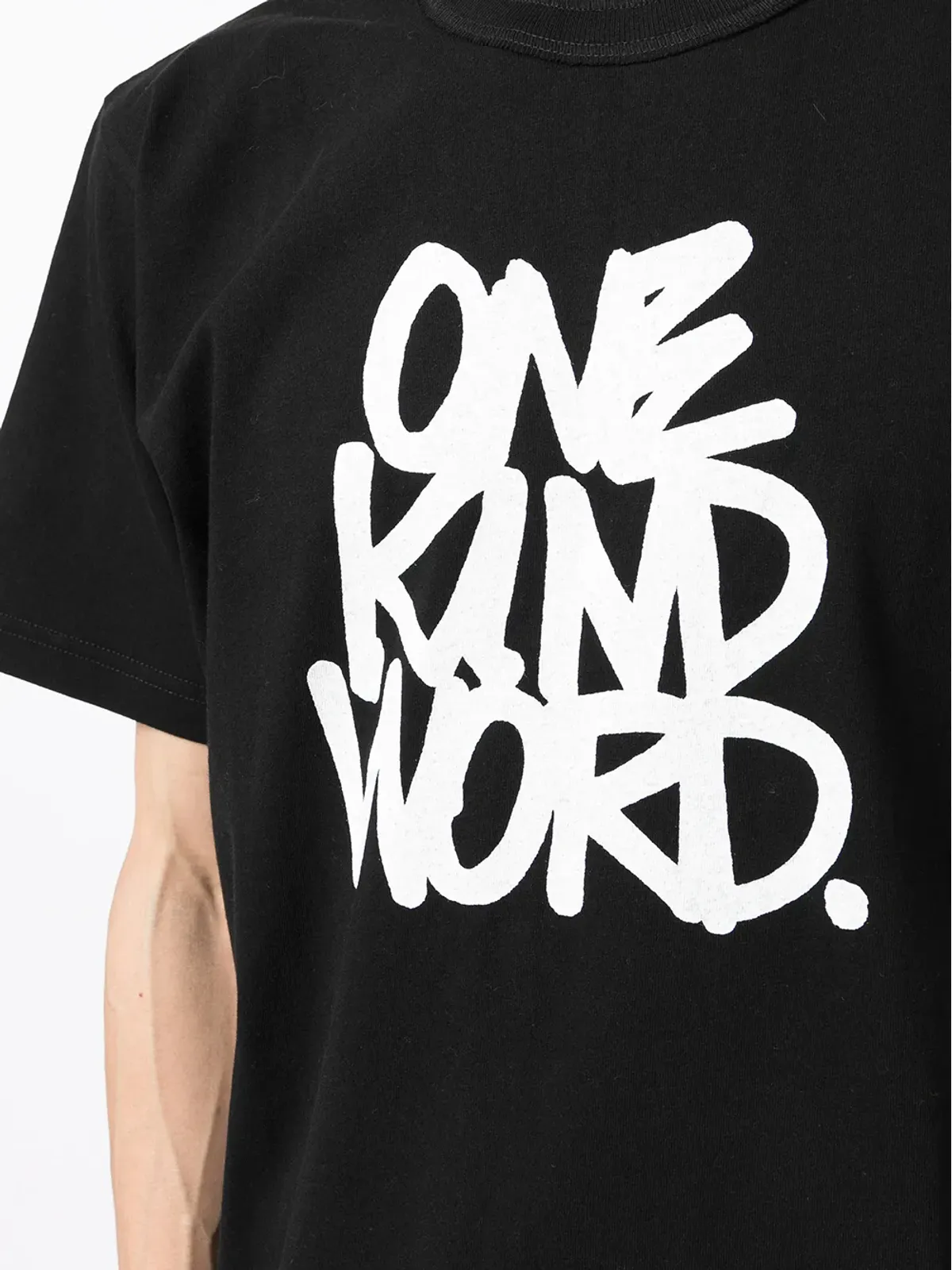 sacai スローガンプリントTシャツ - 画像5