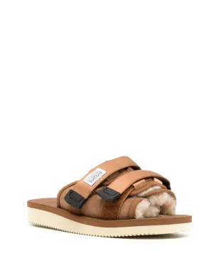 Suicoke モト シアーリング トリム スライド - ブラウン - サムネイル2
