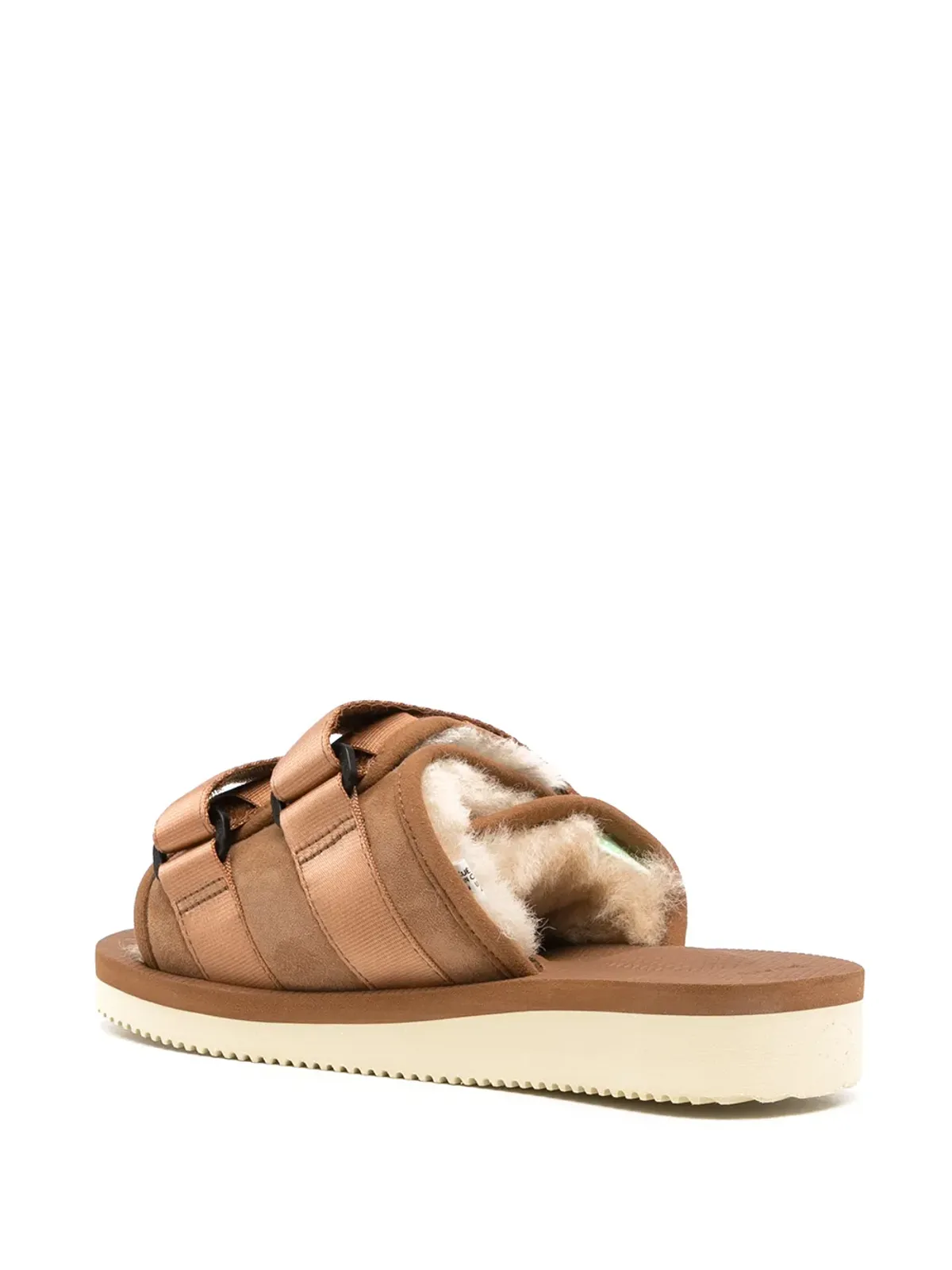 Suicoke モト シアーリング トリム スライド - ブラウン - 画像3