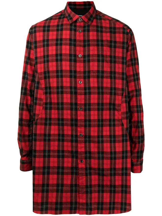 Undercoverism Undercoverism チェック柄コットンシャツ（レッド）の商品画像