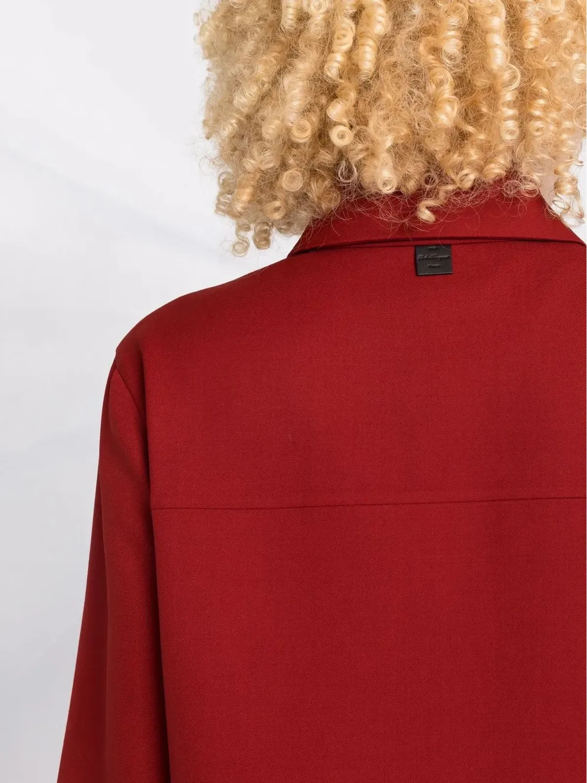 Ferragamo 長袖 ヴァージンウール シャツ - Red - 画像3