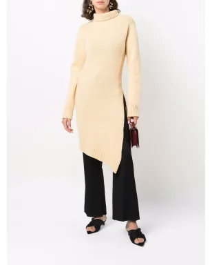 Jil Sander アシメトリックヘム ロールネック ジャンパー - サムネイル2