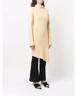 Jil Sander アシメトリックヘム ロールネック ジャンパー - サムネイル3