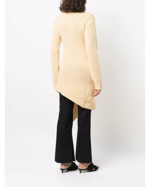 Jil Sander アシメトリックヘム ロールネック ジャンパー - サムネイル4