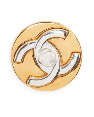 CHANEL Pre-Owned 1997 CCターンロック ブローチ - サムネイル1