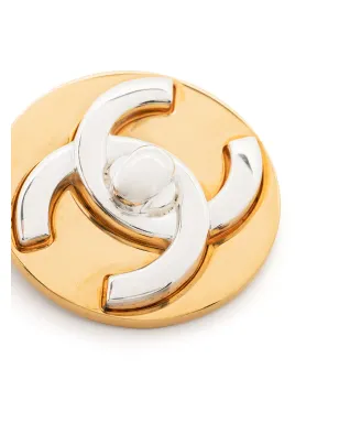 CHANEL Pre-Owned 1997 CCターンロック ブローチ - サムネイル3