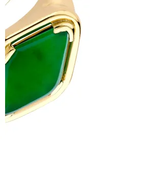 Pragnell Vintage 18kt yellow gold Contemporary Jadeite ring - サムネイル4