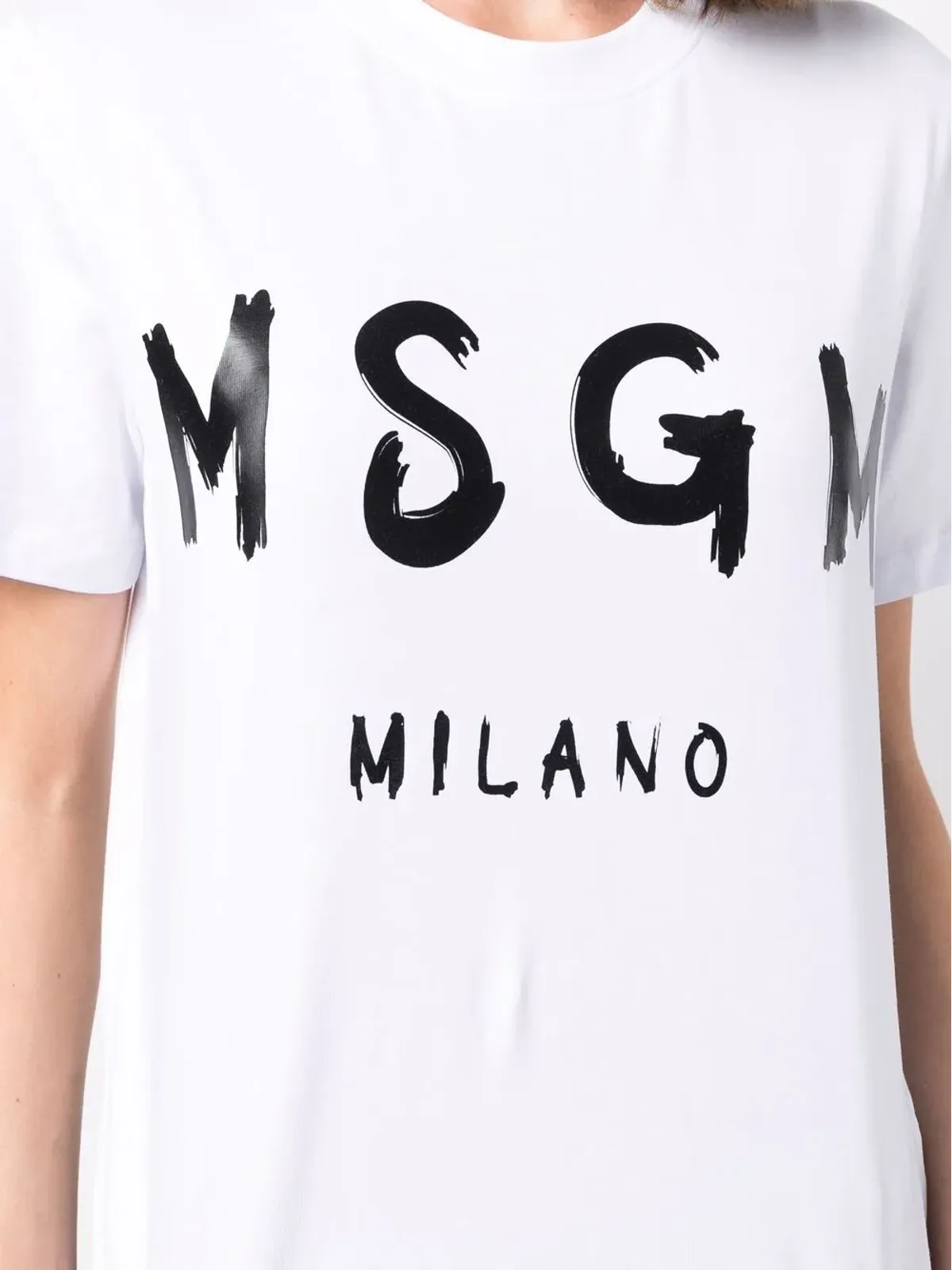 MSGM ロゴプリントTシャツ - 画像5