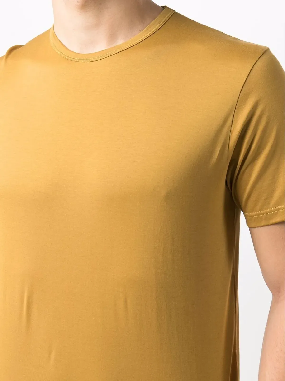 Sunspel 半袖コットンTシャツ - ゴールド - 画像5