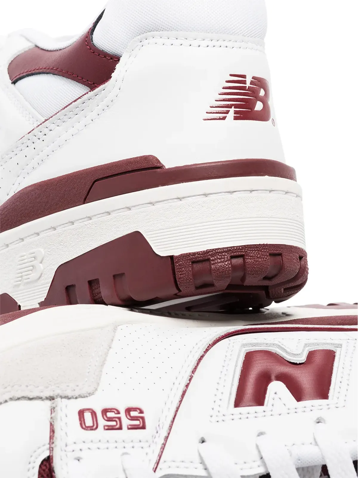 New Balance バーガンディ ローカットスニーカー - 画像2