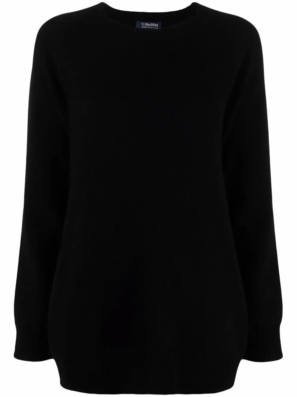 S Max Mara ラウンドネック カシミヤ ジャンパー - 画像1