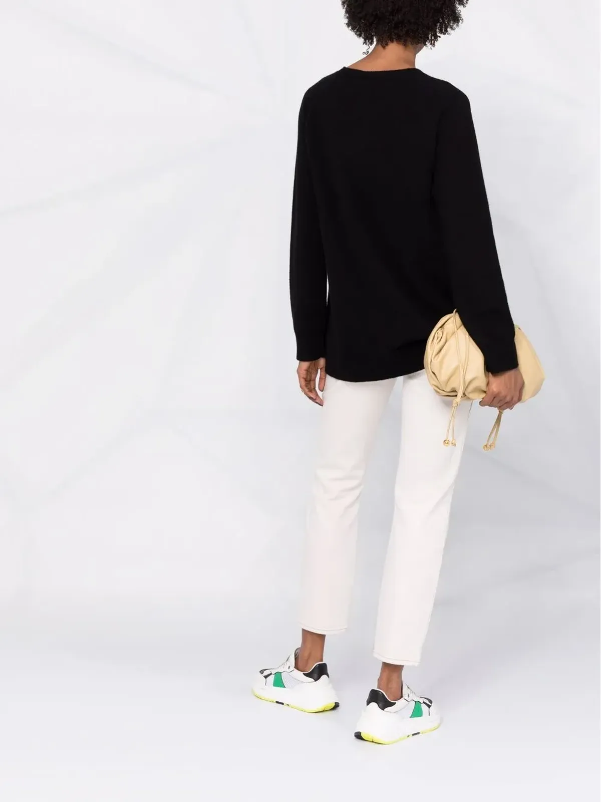S Max Mara ラウンドネック カシミヤ ジャンパー - 画像4