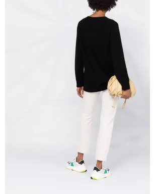 S Max Mara ラウンドネック カシミヤ ジャンパー - サムネイル4