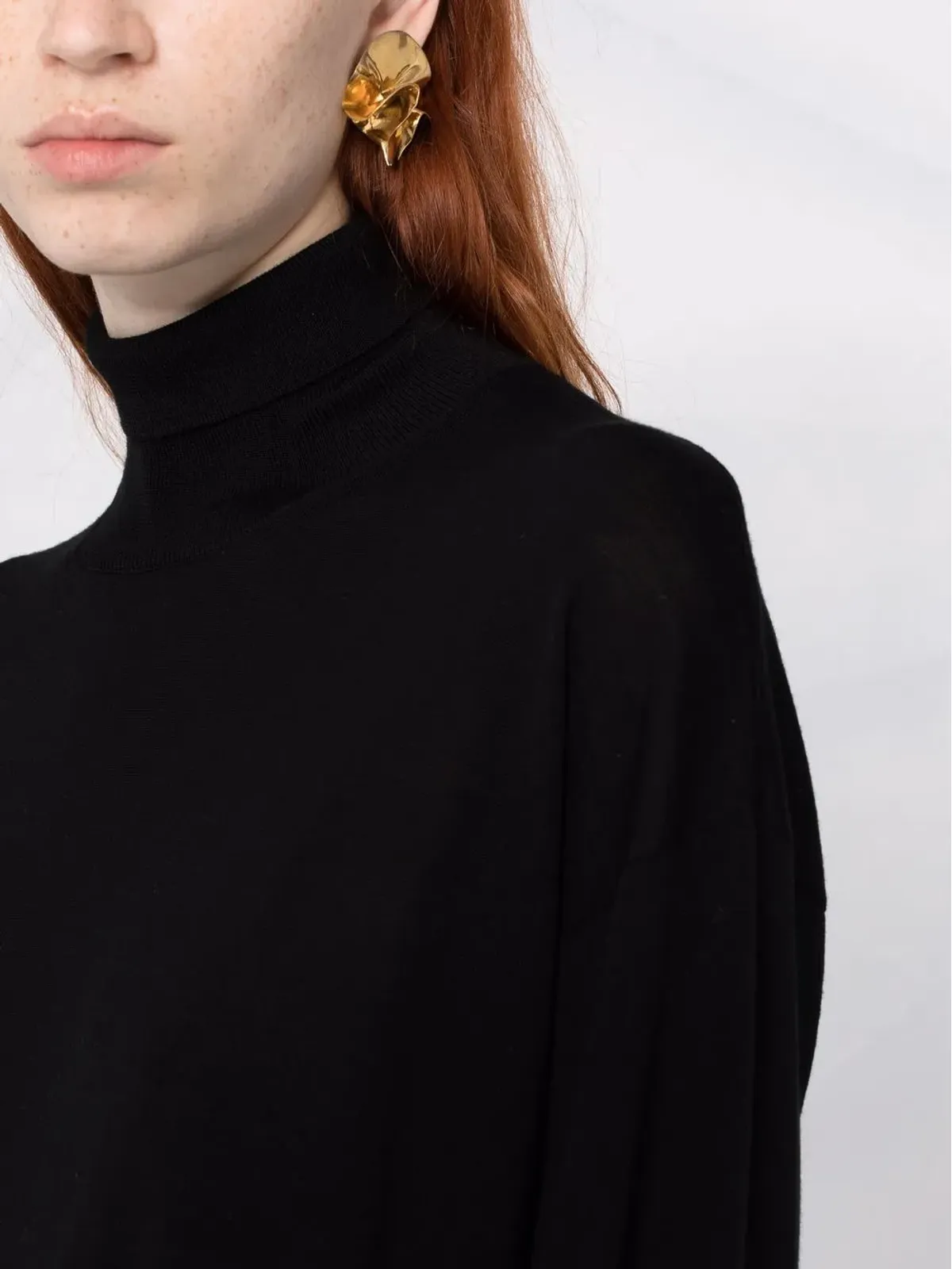 S Max Mara ロールネック・ニットジャンパー - 画像5