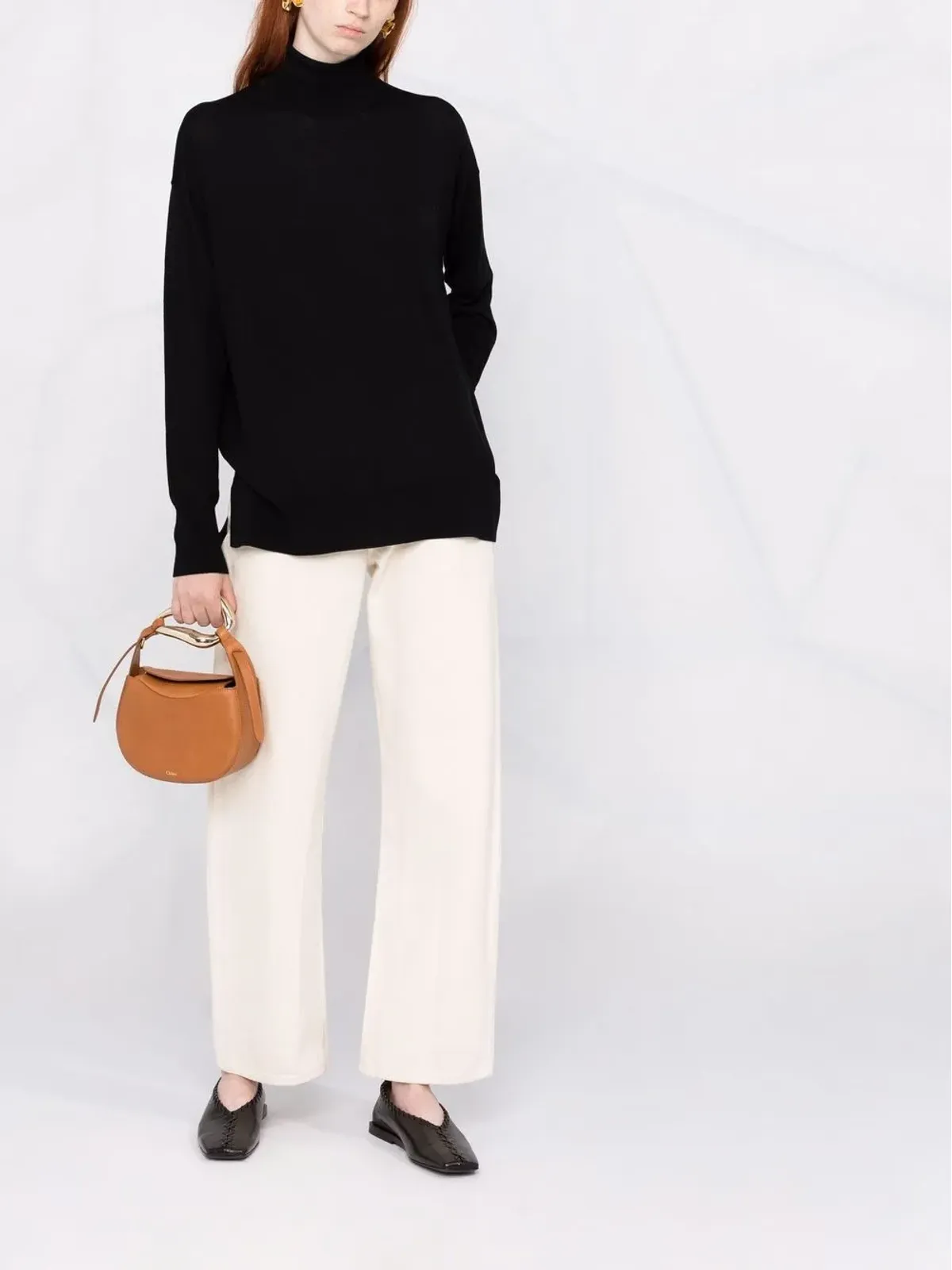 S Max Mara ロールネック・ニットジャンパー - 画像2