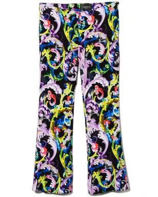 Versace Kids バロック柄プリントのフレアレギンス - サムネイル1