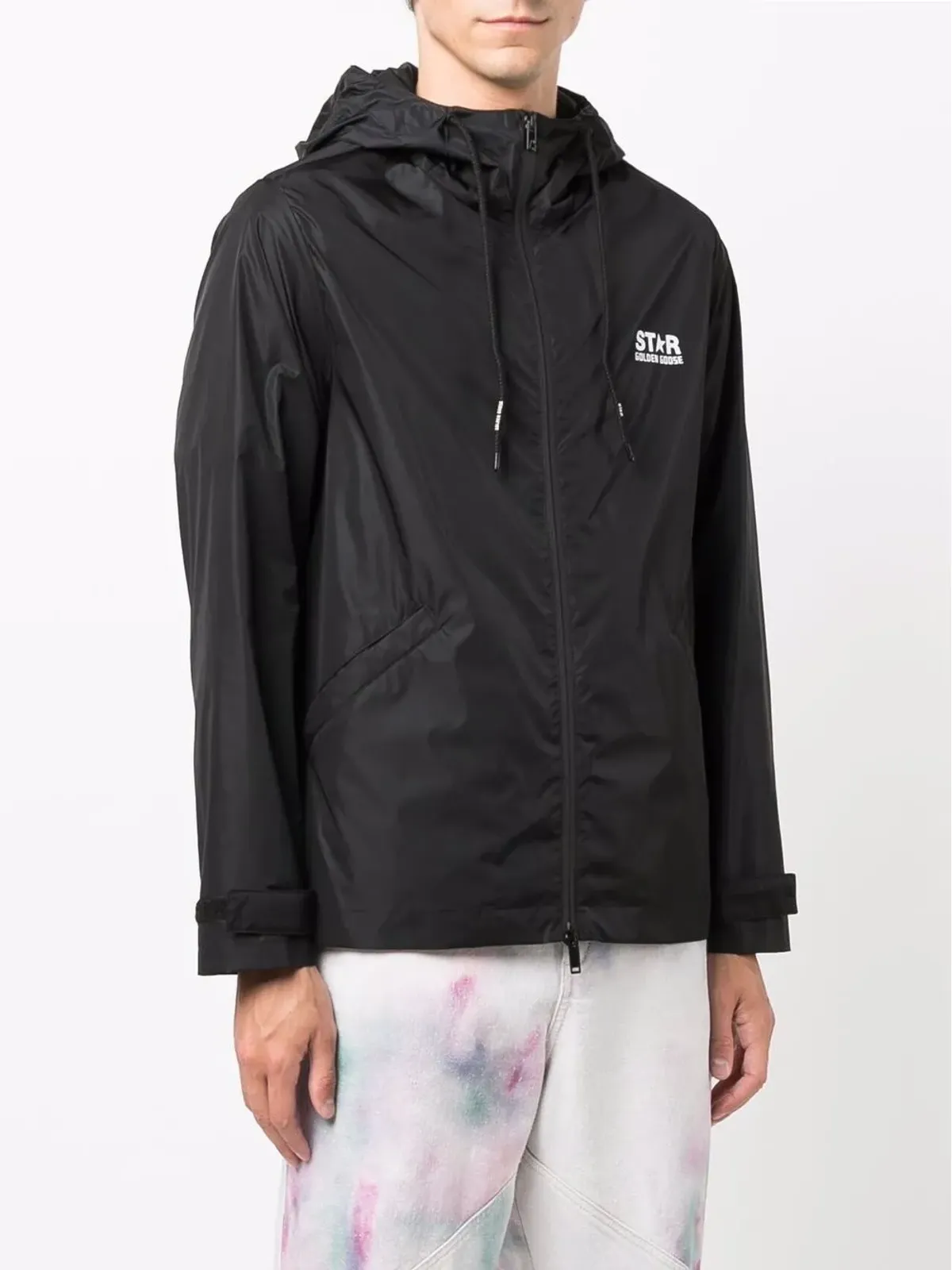 Golden Goose スタープリント ウィンドブレーカー ジャケット - ブラック - 画像4