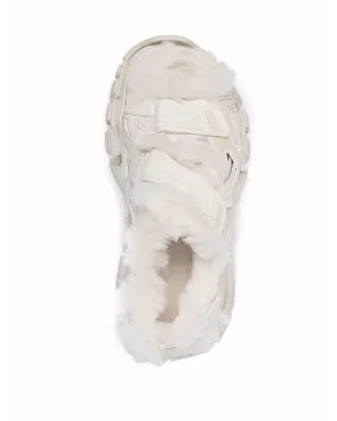 Balenciaga フェイクファー トラックサンダル - サムネイル4
