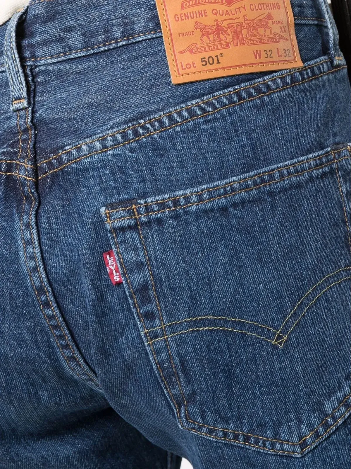 Levi's 501 ストレートジーンズ ブルー - 画像5