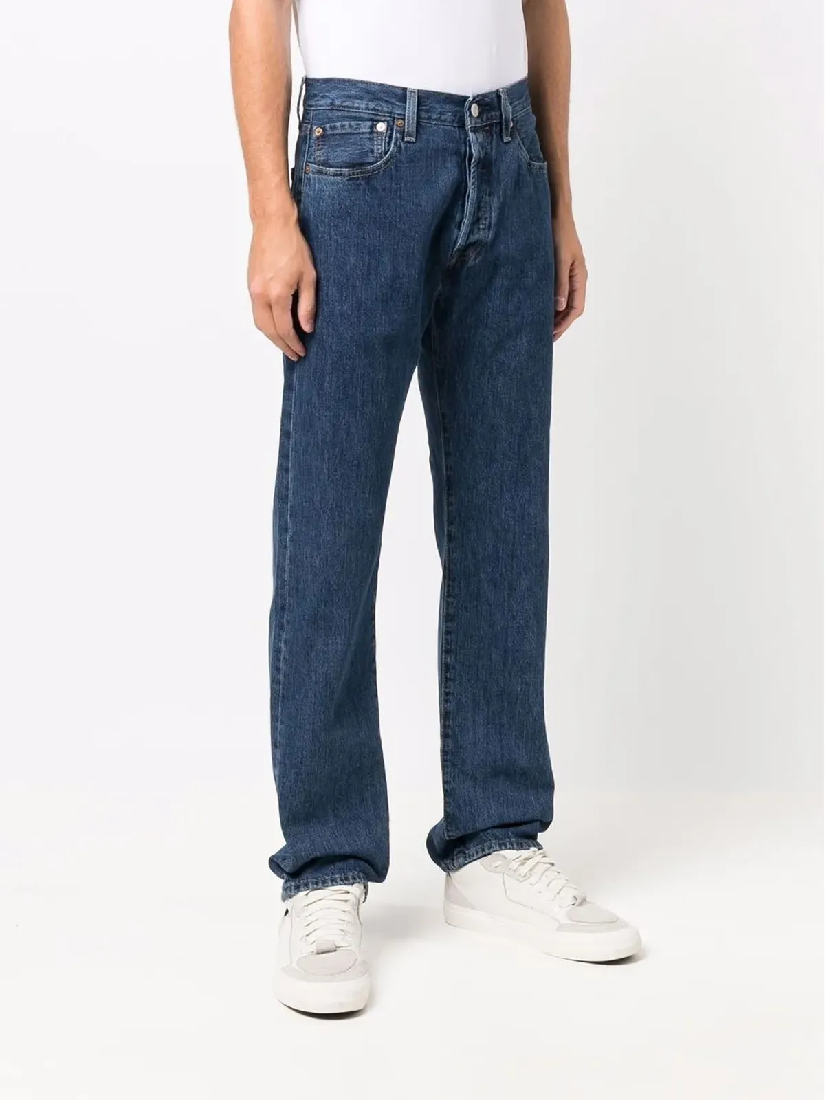 Levi's 501 ストレートジーンズ ブルー - 画像3