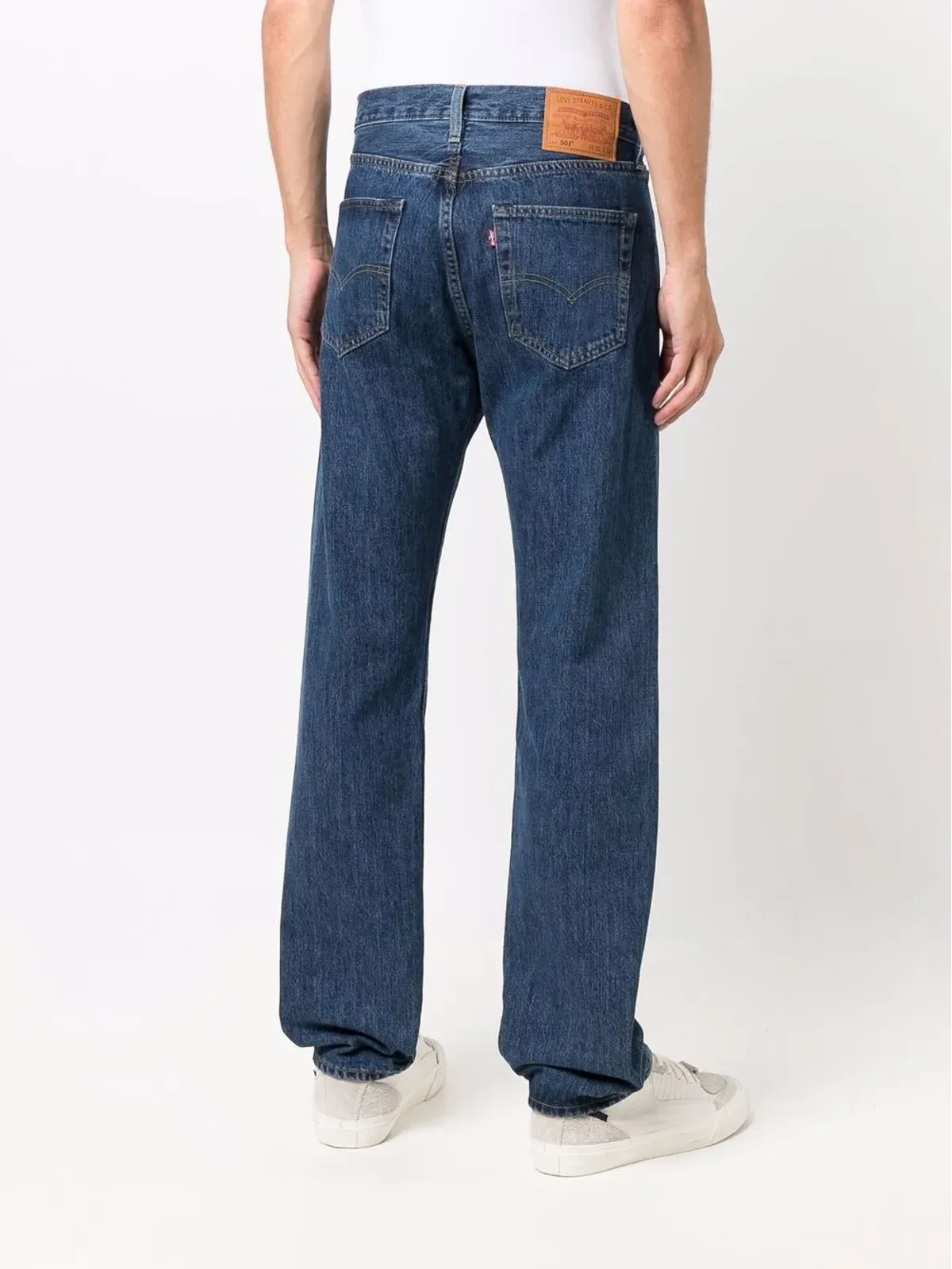 Levi's 501 ストレートジーンズ ブルー - 画像4