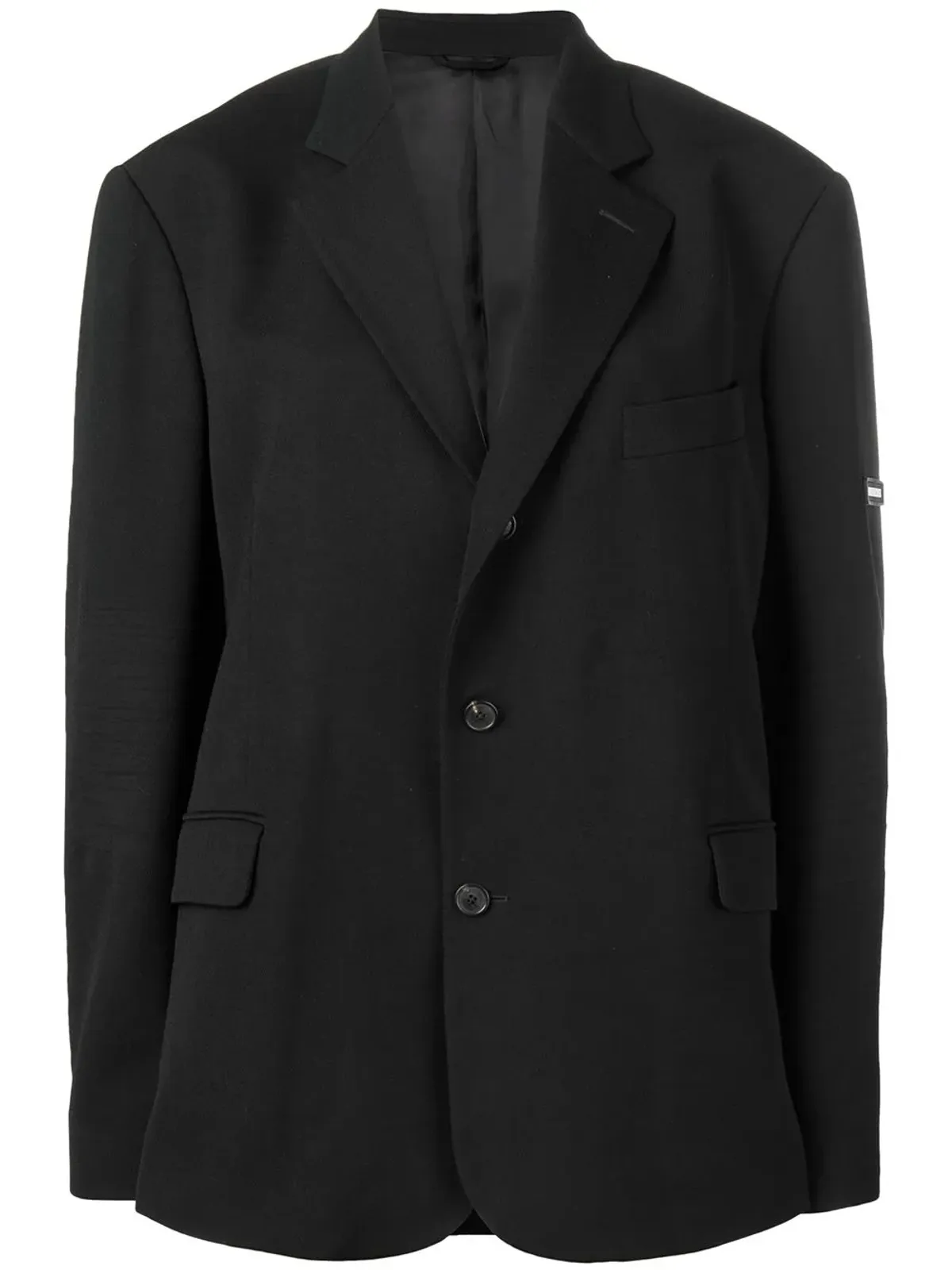 Balenciaga ウォッシュド ボタンフロント ジャケット - 画像2