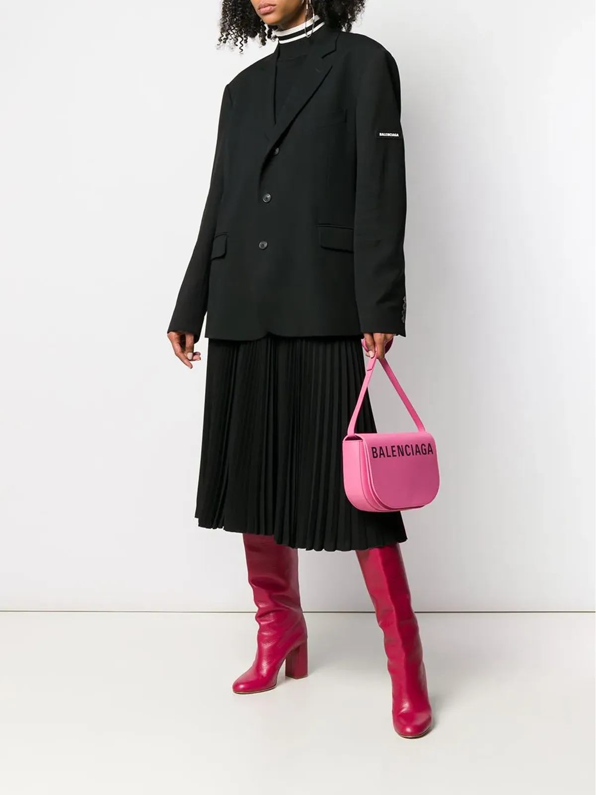Balenciaga ウォッシュド ボタンフロント ジャケット - 画像4