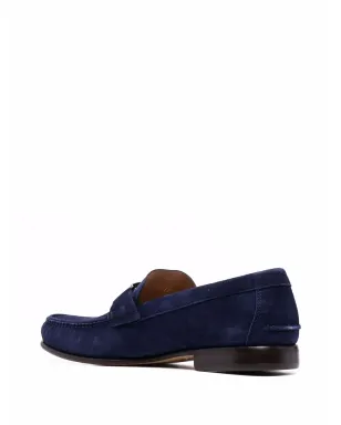 Ferragamo ロゴプレート ローファー ブルー - サムネイル3