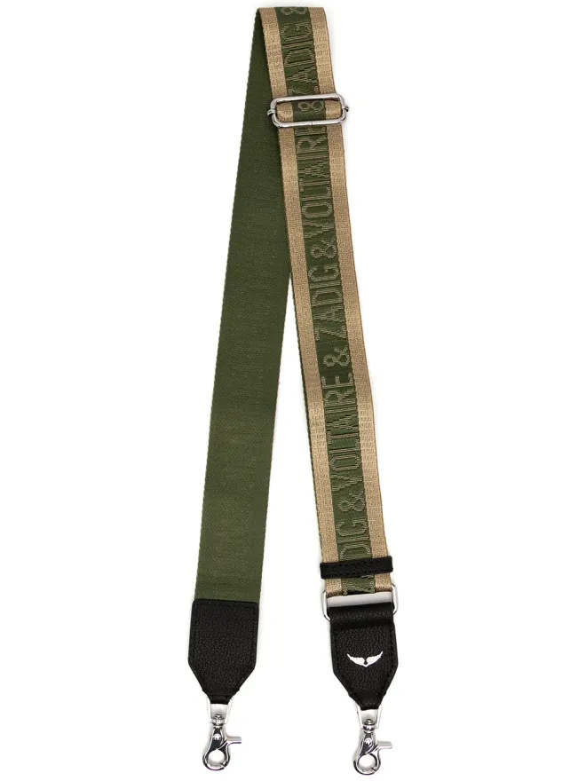 Zadig&Voltaire Zadig&Voltaire グリッター ロゴ バッグストラップ - グリーンの商品画像