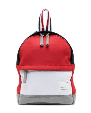 Thom Browne Kids カラー・ブロック・バックパック - レッド - サムネイル1