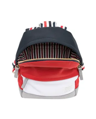 Thom Browne Kids カラー・ブロック・バックパック - レッド - サムネイル4