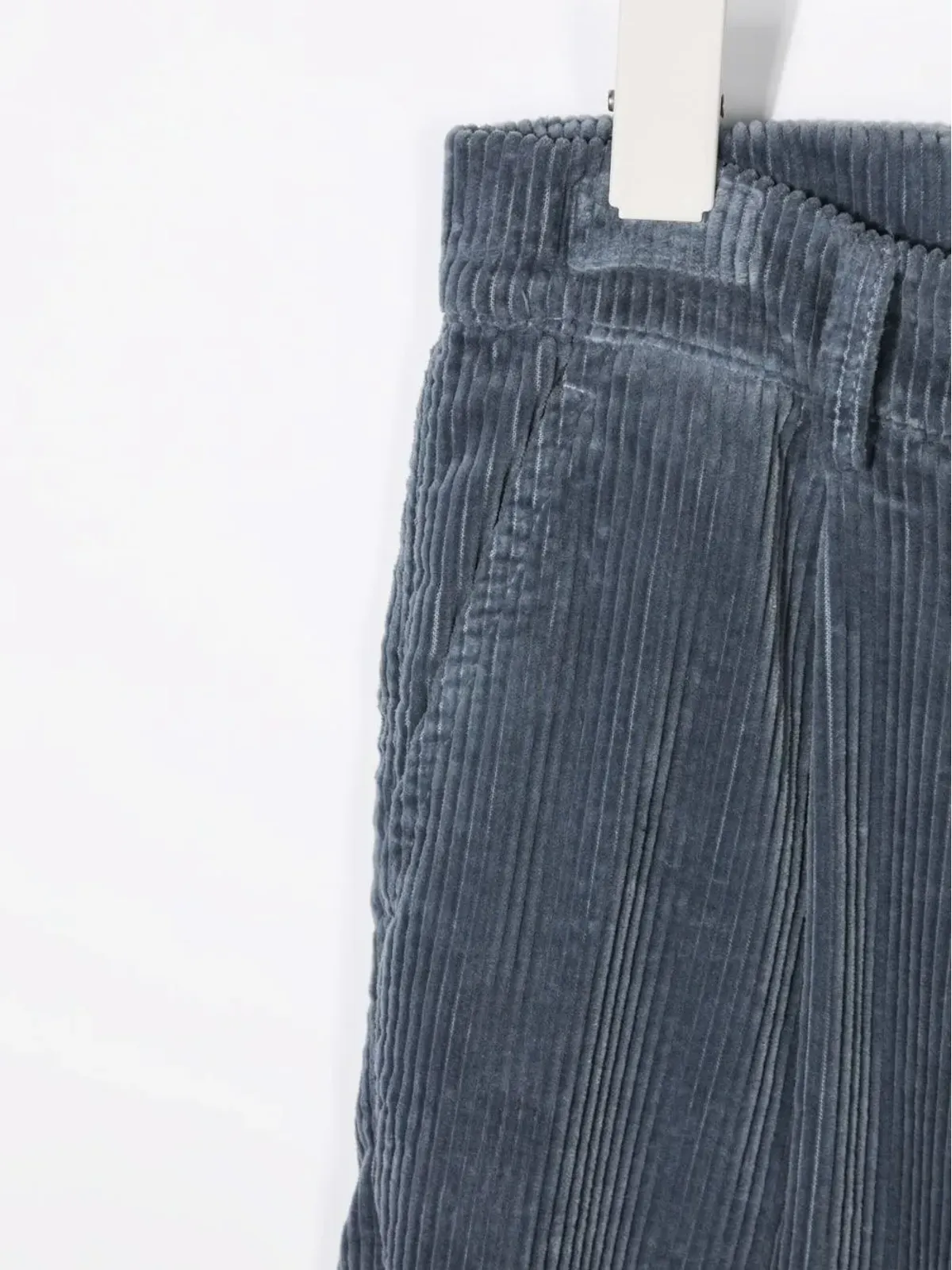 Brunello Cucinelli Kids コーデュロイ ストレートレッグパンツ - Blue - 画像3