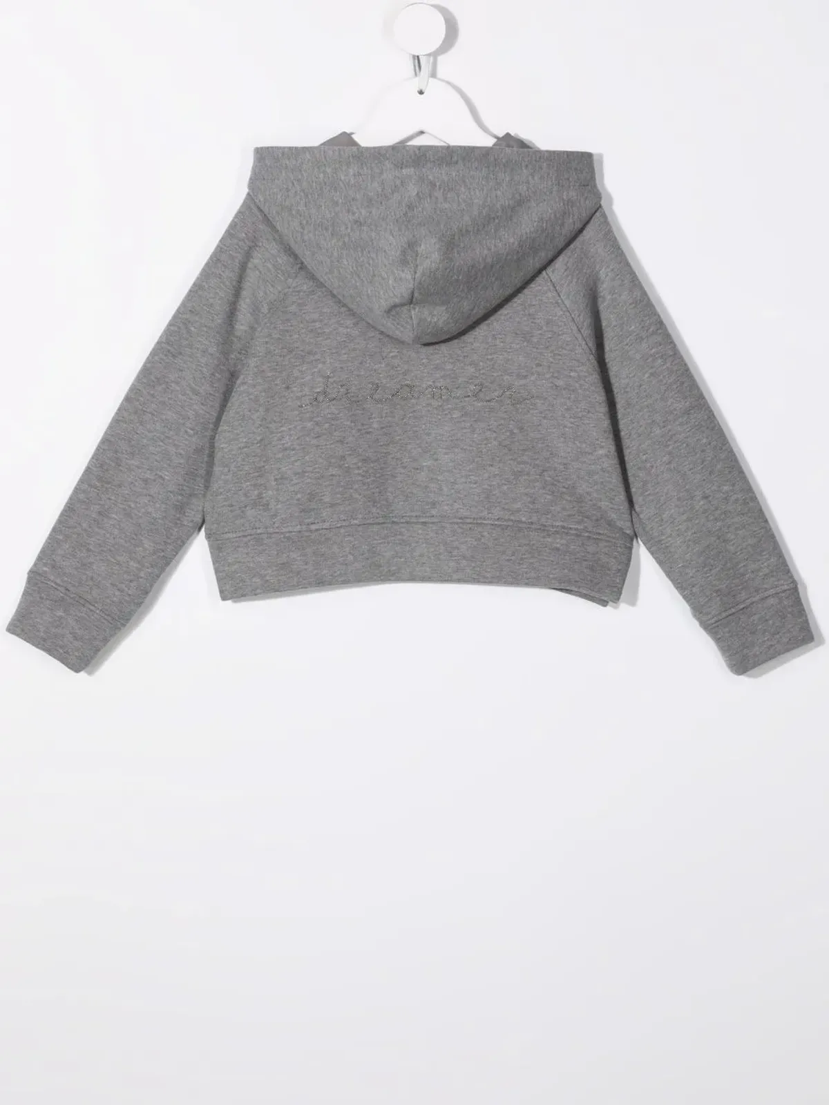 Brunello Cucinelli Kids クロップド プルオーバー パーカー - 画像2