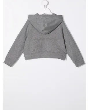 Brunello Cucinelli Kids クロップド プルオーバー パーカー - サムネイル2