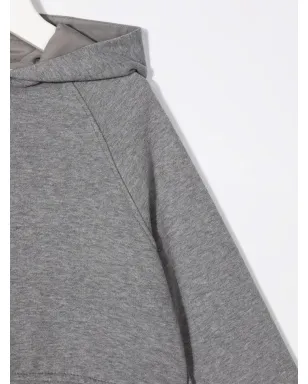 Brunello Cucinelli Kids クロップド プルオーバー パーカー - サムネイル3