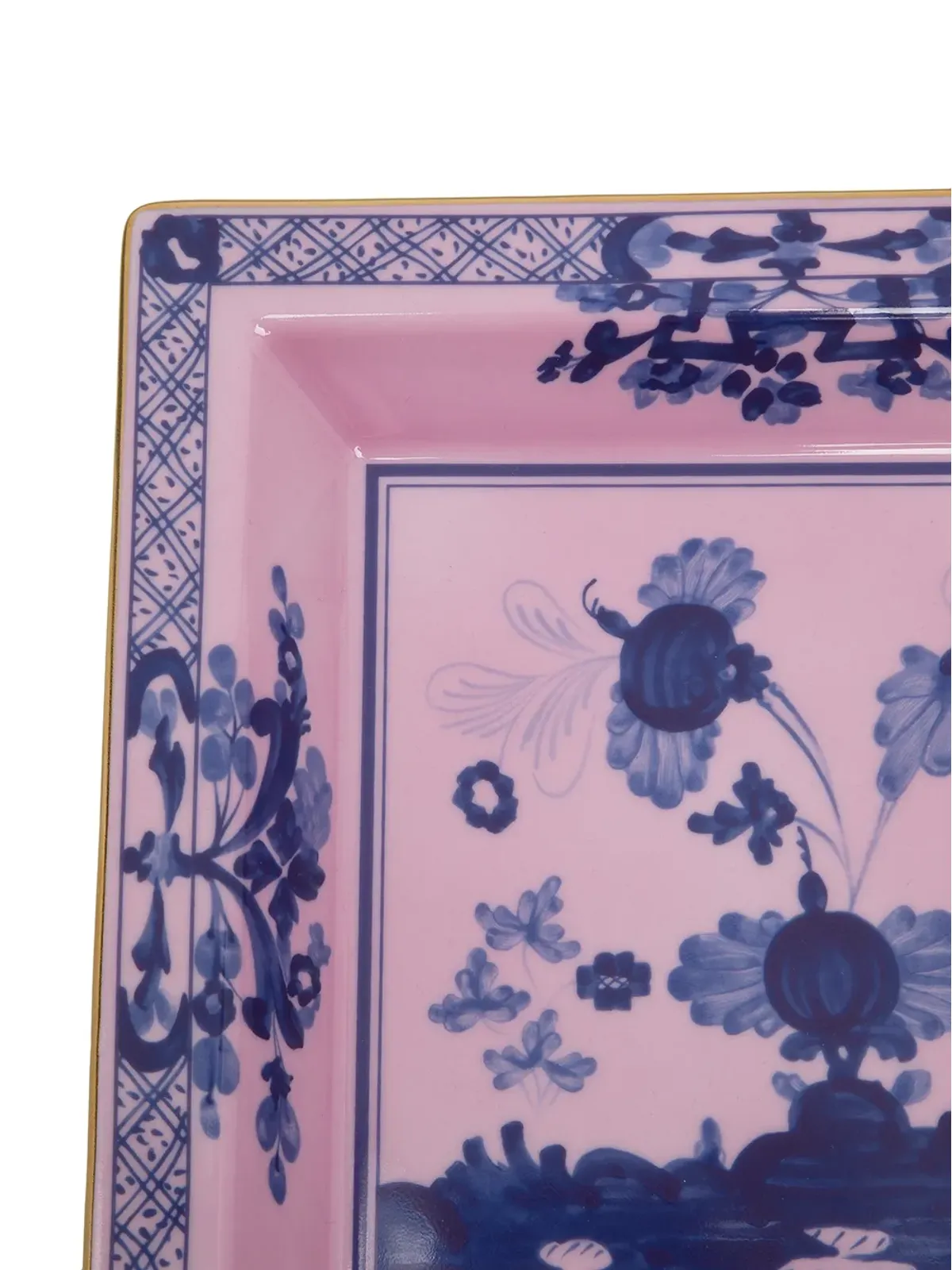 GINORI 1735 Oriente Italiano Square Vide Pouche - Pink - 画像4